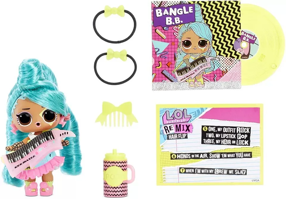 Chinese Wholesale stock original Blind box Lol Toy surprise lol Remix Hair flip music doll MGAC566960