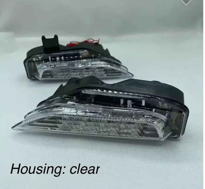 MRD LED Sequential Daytime Running Light with running yellow turn signal For Infiniti Q50 2014-2021 Front bumper sequential