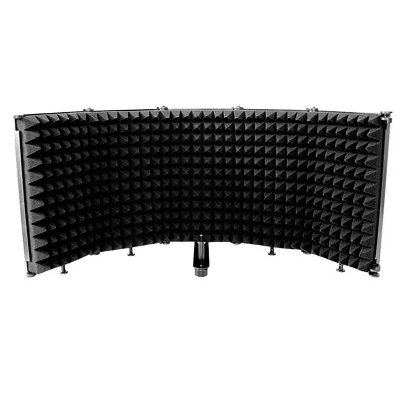 In stock 5 doors plastic reflection filters recording studio for microphone
