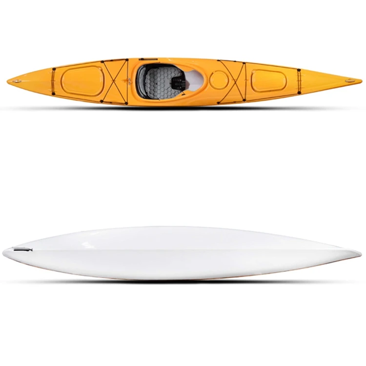 Attractive Price Single Sit Kayak Wholesale Sea Canoe Kayak New Type High Performance Light-weight Sit in Kayak