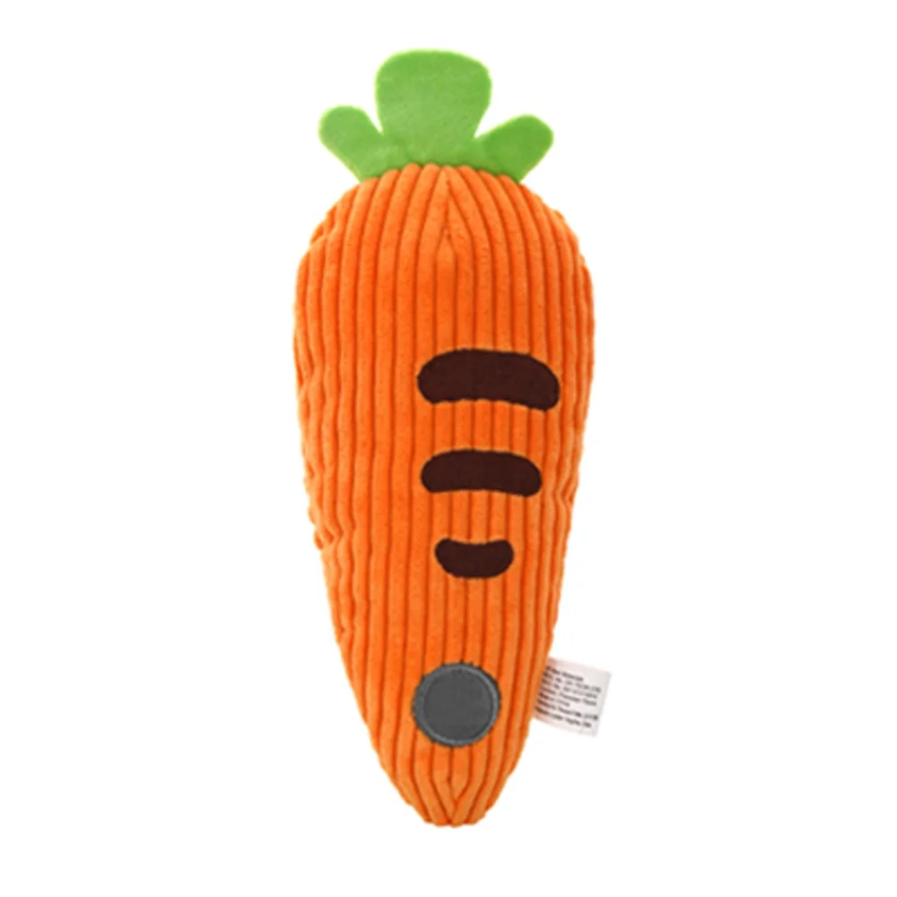 
Laifug dropshipping Custom pet dog chew toy Carrot dog toy plush squeaky dog toy 