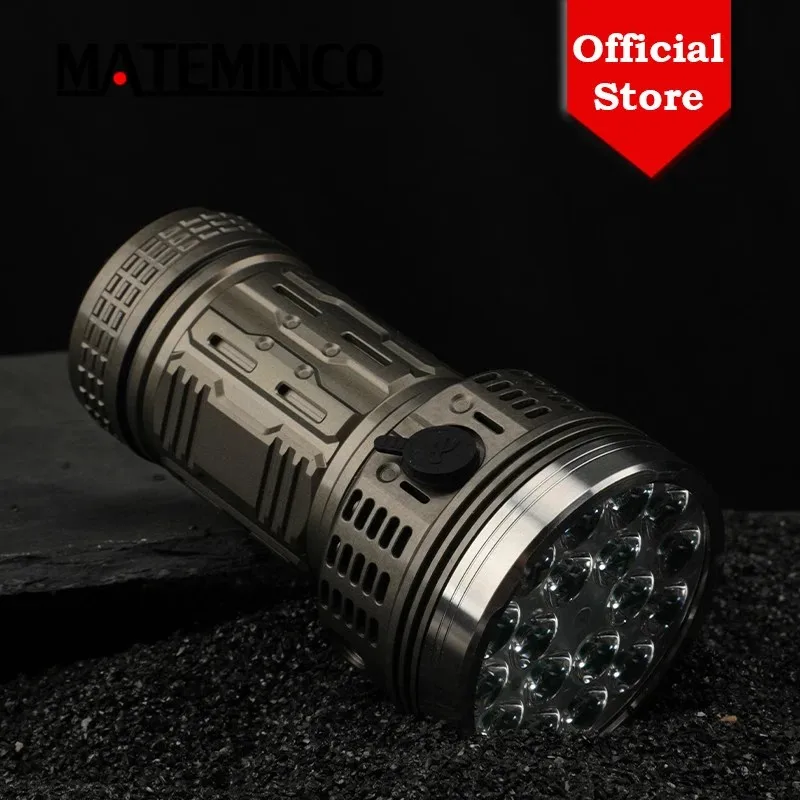 Mateminco MT18X 21000lm 871m Type-C USB Fast Charging Power Bank Lantern EDC Self Defense Anduril Firmware LED Flashlight