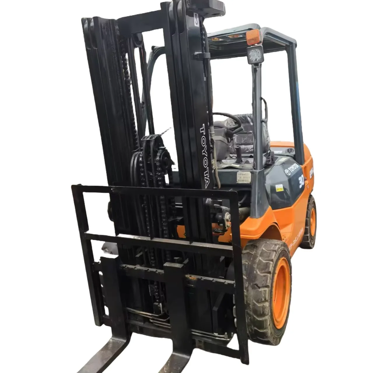 Cheap Used Original Japan 3ton 3 mast forklift used toyota forklift