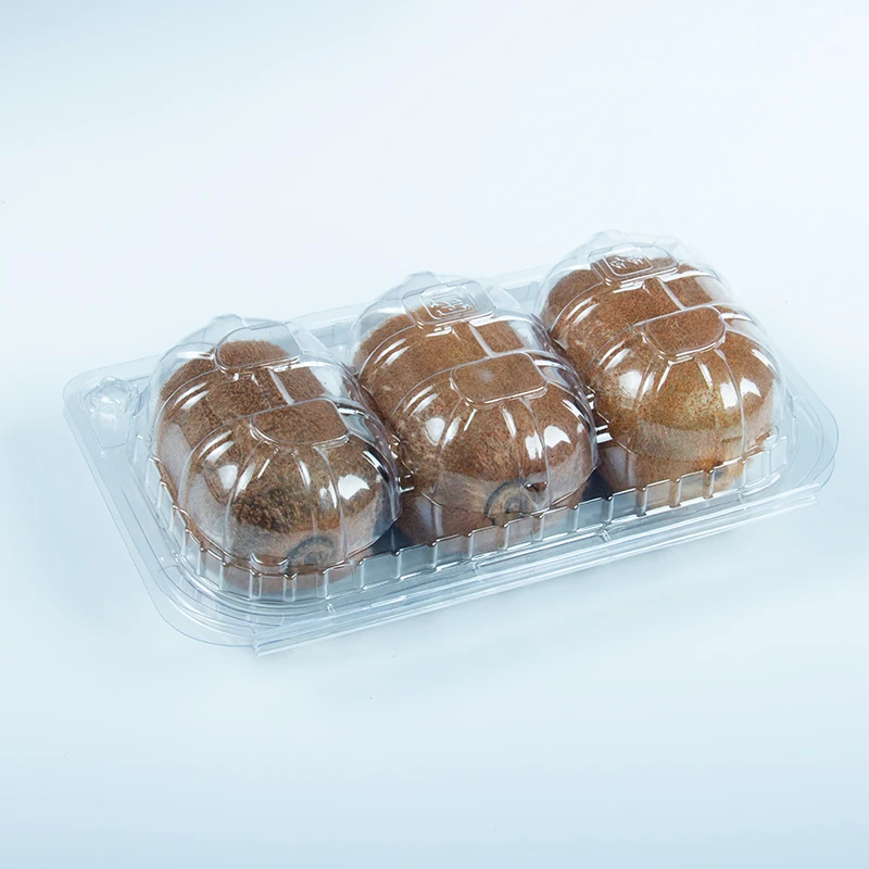 New Product Clear Clamshell Plastic Fruits Box Good Quality Blister Plastic Clamshell Packaging