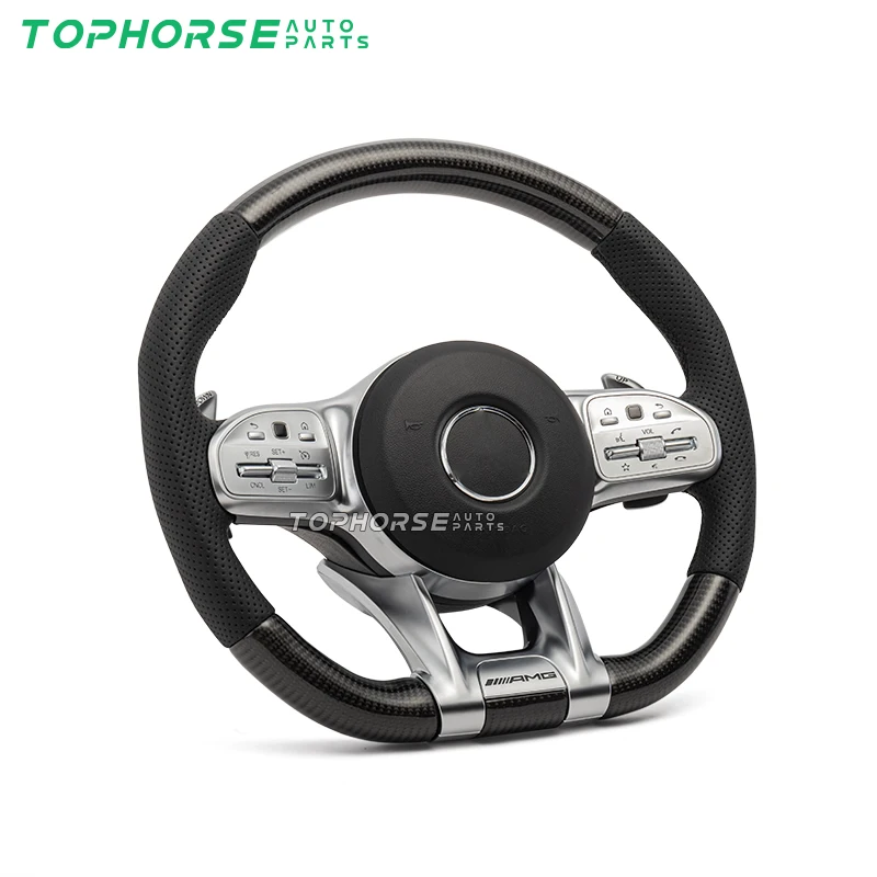 all series ben-z steering wheel  carbon fiber  amg style steering wheel w463 w222 w205 w212 w213