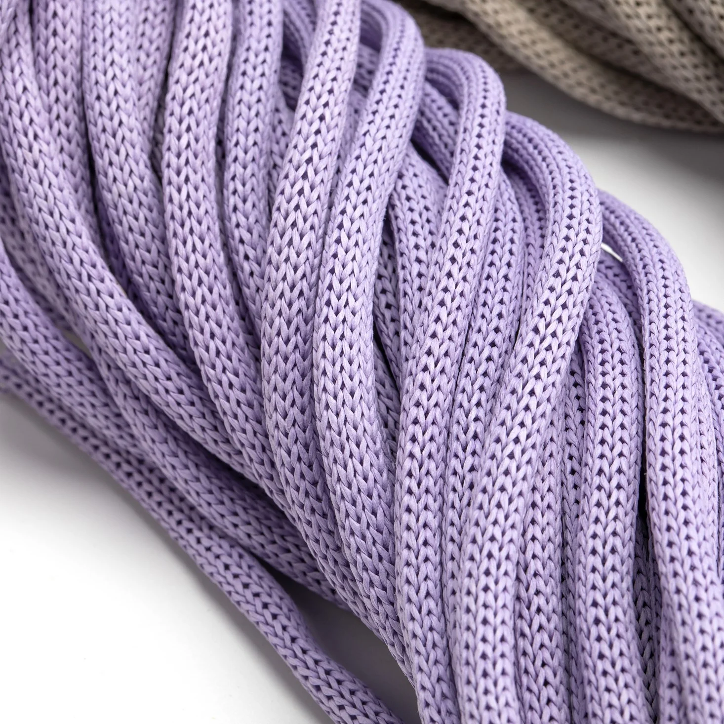 Paper Ropes 3mm 4mm 5mm 6mm 7mm Braided Knitted Crocheted Cord Paper Ropes For Kraft Paper Bag Handle