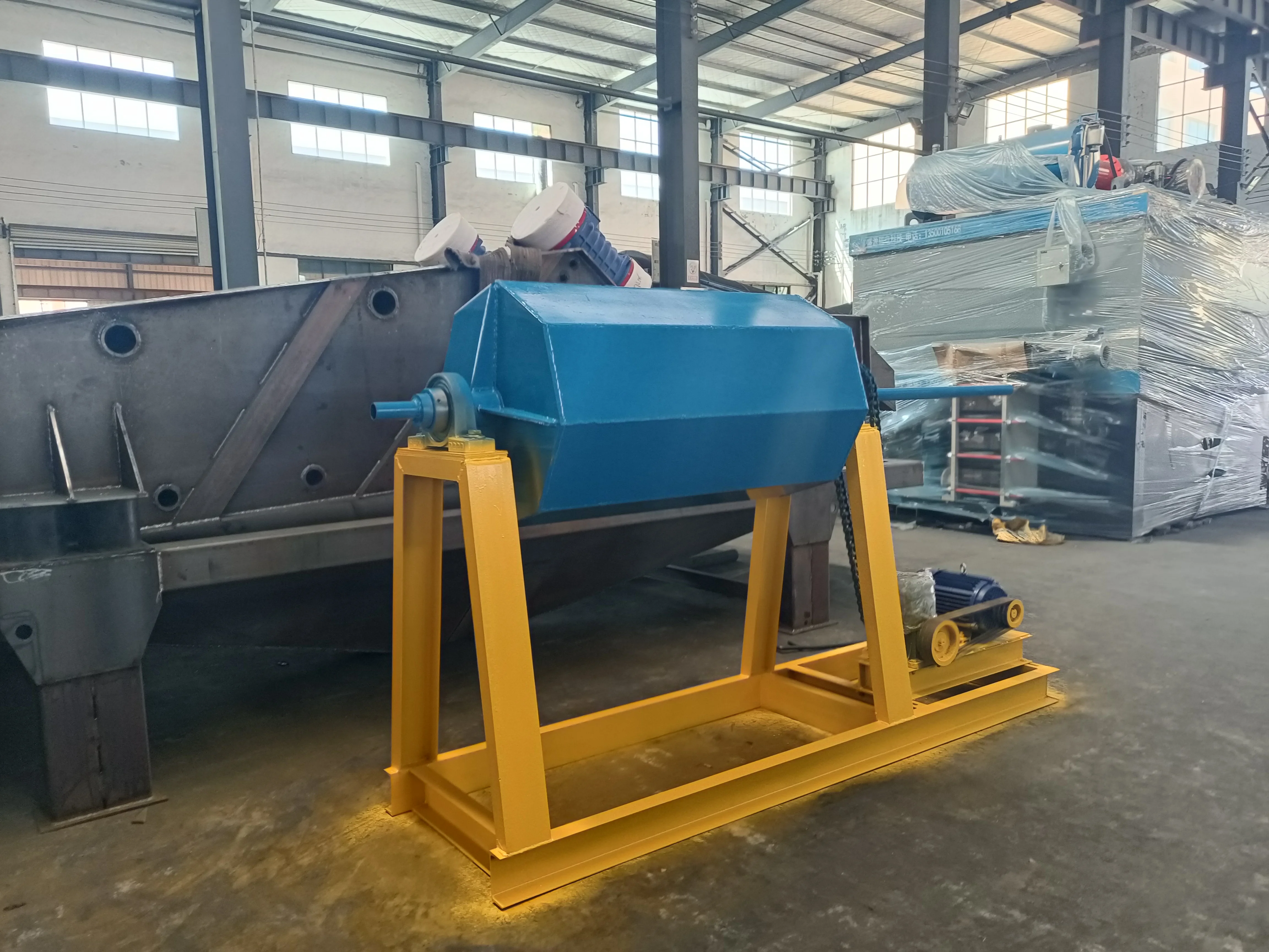 Hot Sale Hexagonal Ball Mill For Grinding Ore Wet Dry Ball MIll Small Ball Mill Stone Edge Polishing Machine
