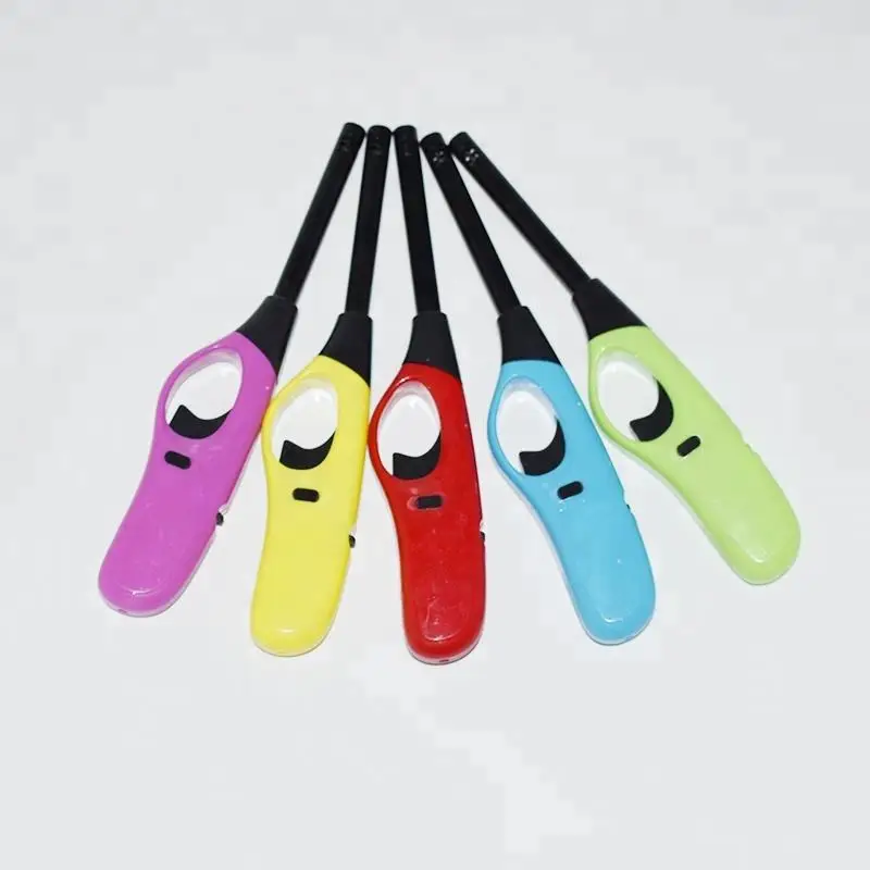 High Quality Custom Logo Safe and Durable Outdoor Home Kitchen BBQ Gas Plastic Lighter