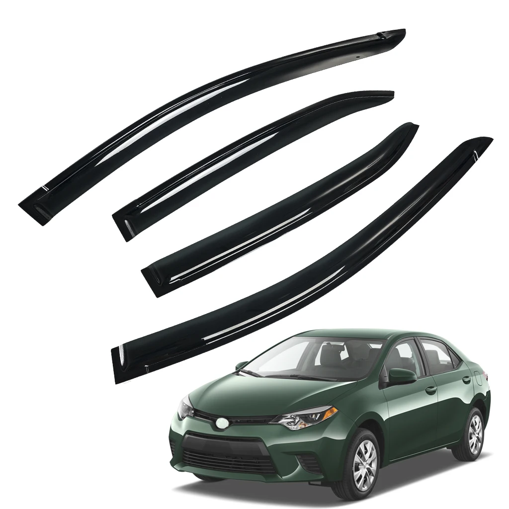 Car visor sun/rain guard window visor auto window deflectors for Fortuner 2004-2015