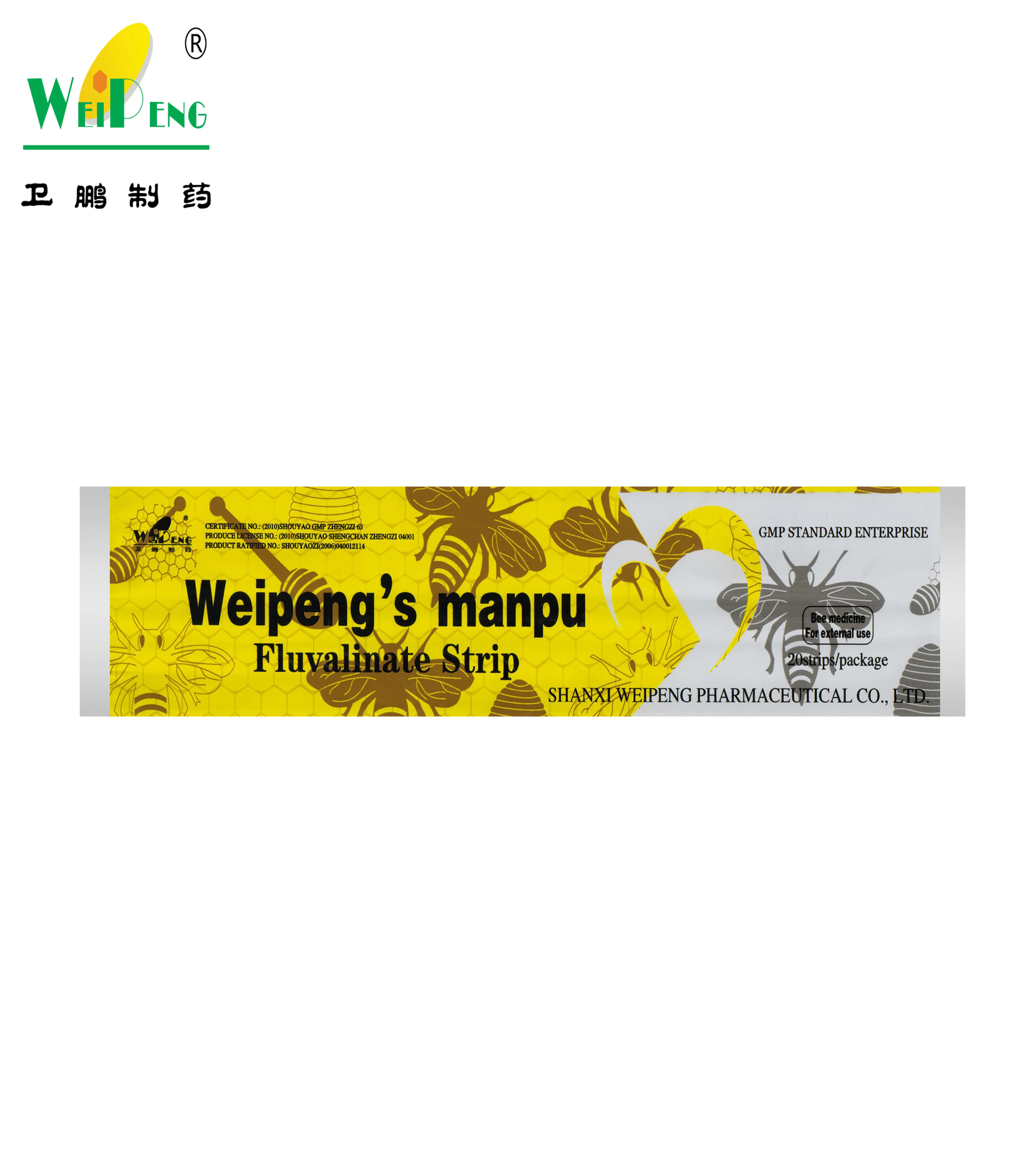 WP Bee Medicine Best Seller Varroa Fluvalinate Strip