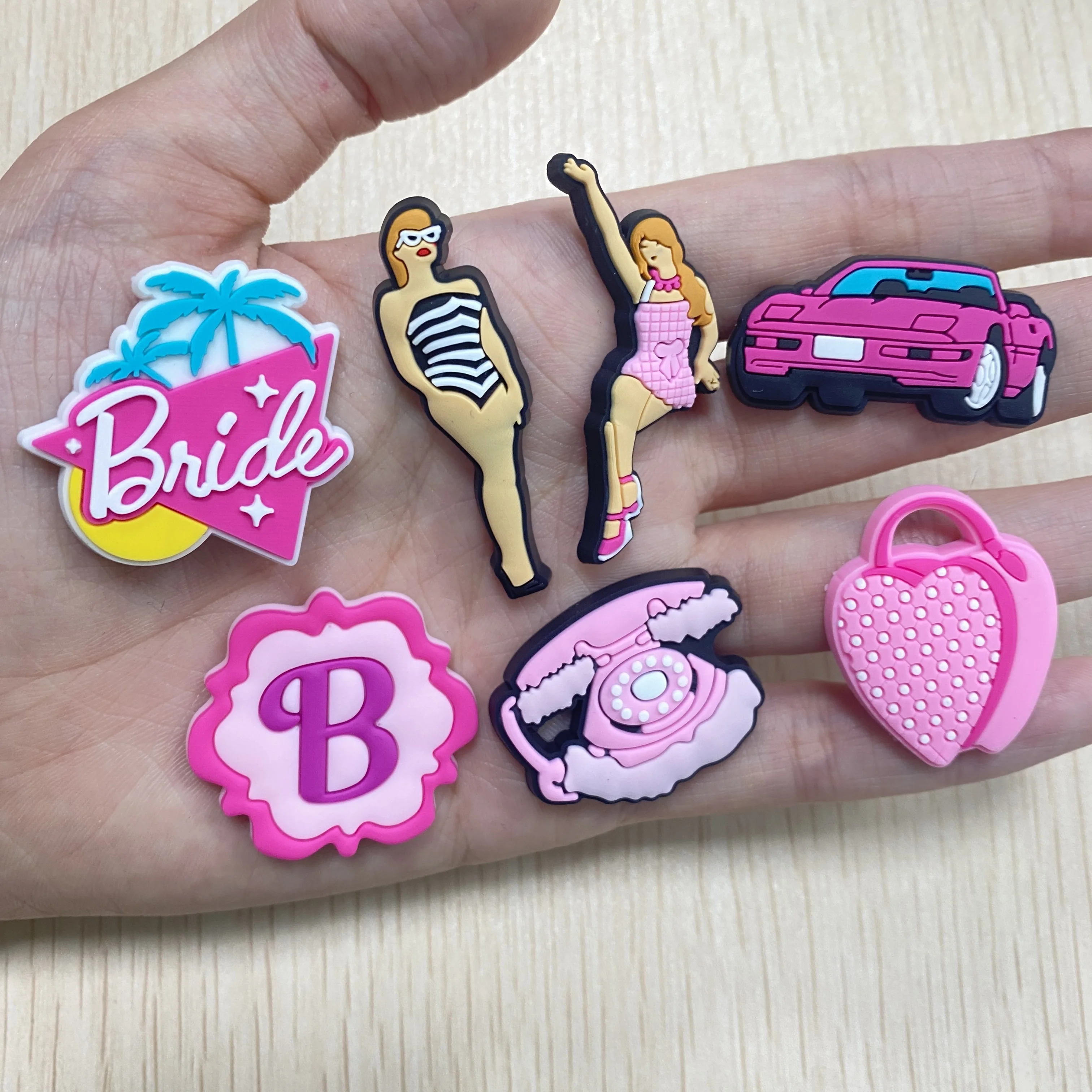 Barbi Shoe Charms Hello Kitty Croc Charms Mickey Mouse Accessories for Shoe Decorations