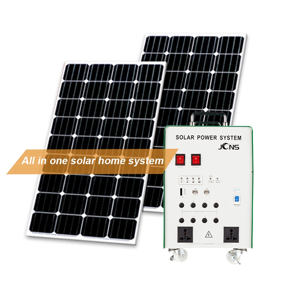300w 500w 1000w 1500w complete set solar panel kit solar energy system with battery and dc port