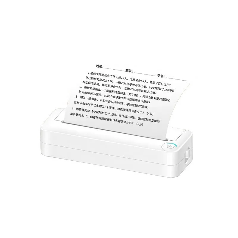 A4 Размер дешевый прямой Bluetooth мобильный мини USB термопортативный портативный принтер