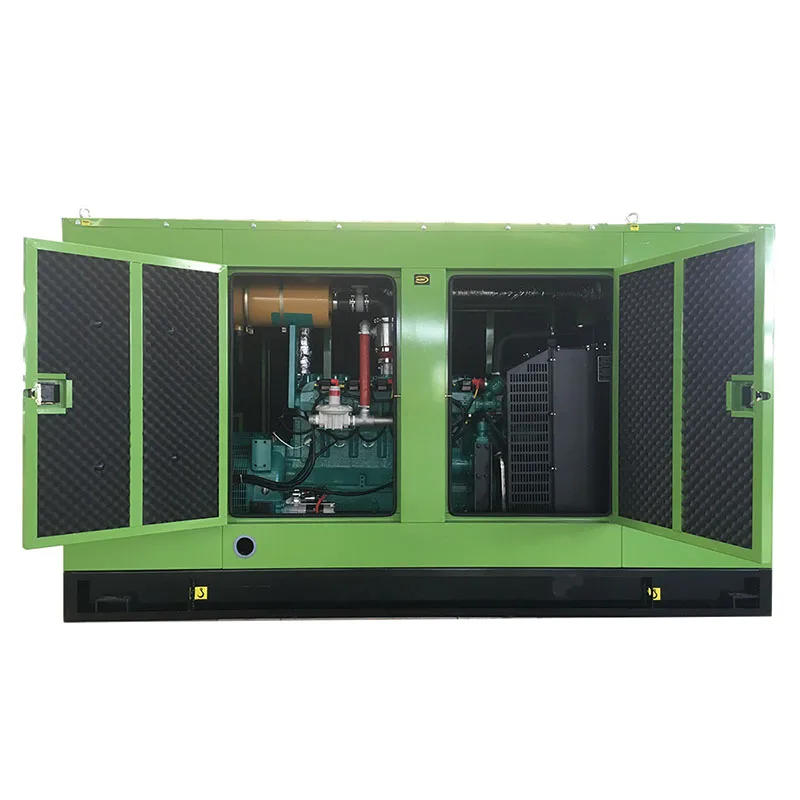 100/120/150/200 KW KVA Biogas electricity Generator Set with CHP waste heat recovery