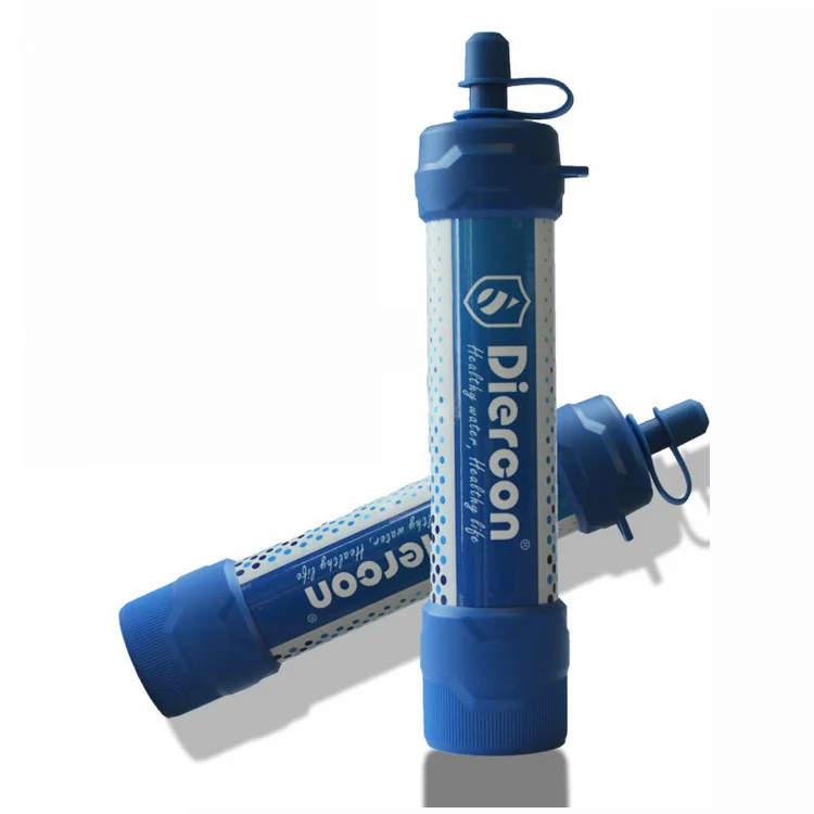 Diercon Water Filter Straw Portable Personal Water Filtration Emergency Kits Outdoor Water Purifying Device