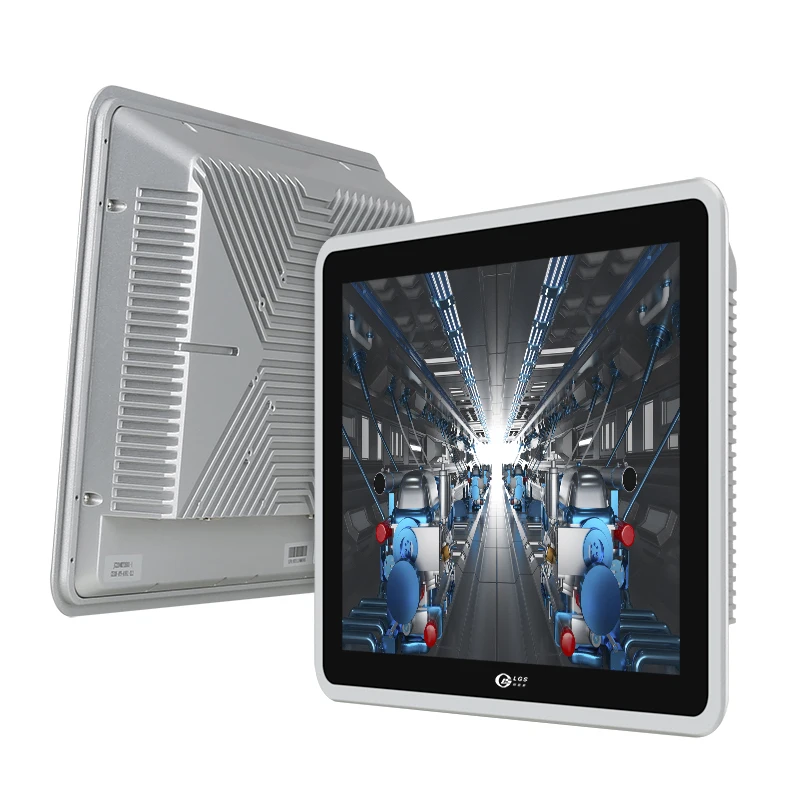 Fanless ip65 ipc 15 inch VESA wall mount or embedded computer industrial touch panel pc