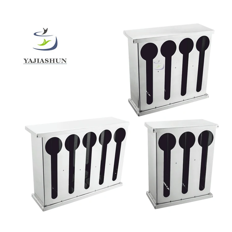 Commercial kitchen catering equipment cutlery holder stainless steel spoon and fork holder in 3/4/5 grids