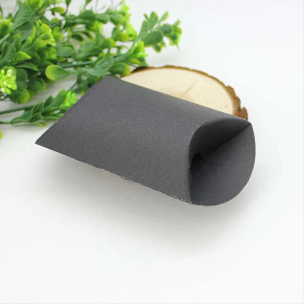 Pillow Ribbon Paper Sweet Candy Packaging Box for Wedding Baby Shower Party Gift Box