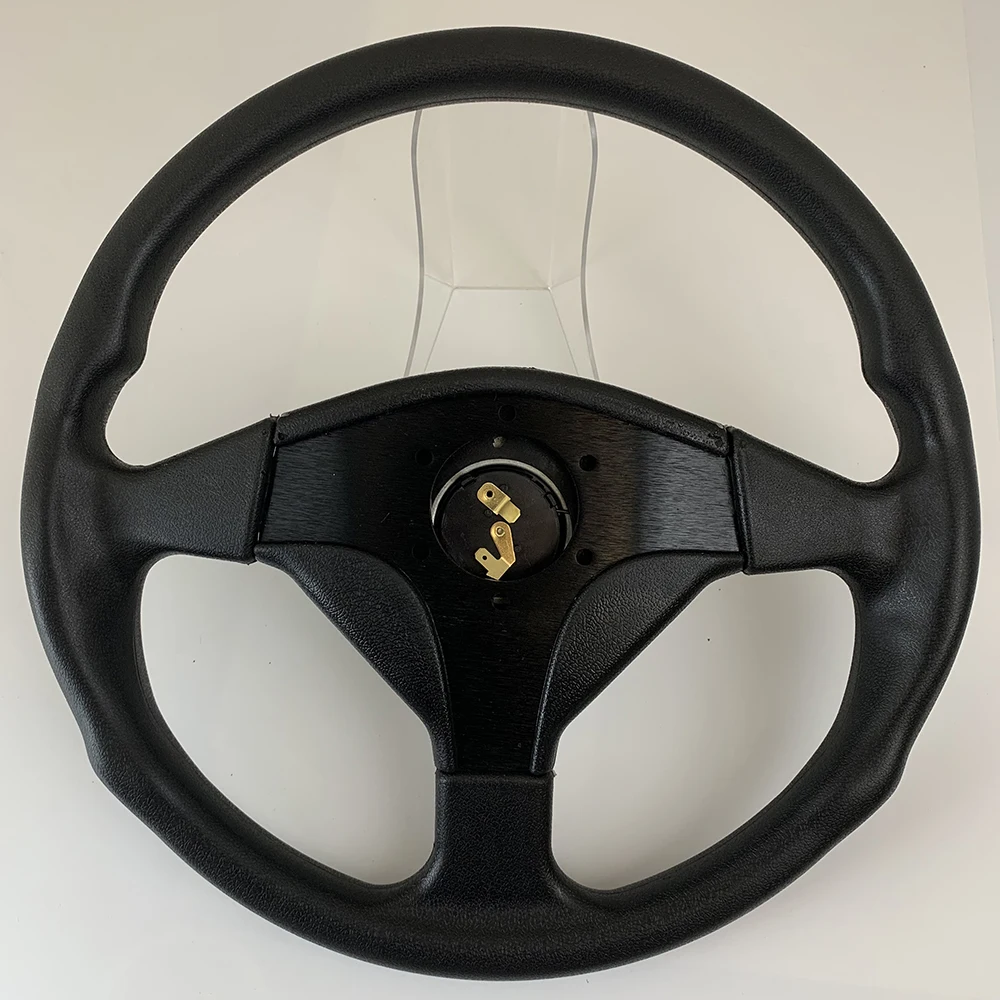 TIYPEOR universal 360MM Automotive Sport Racing High Quality Aluminum PU Steering Wheel Suitable for Karting UTV ATV