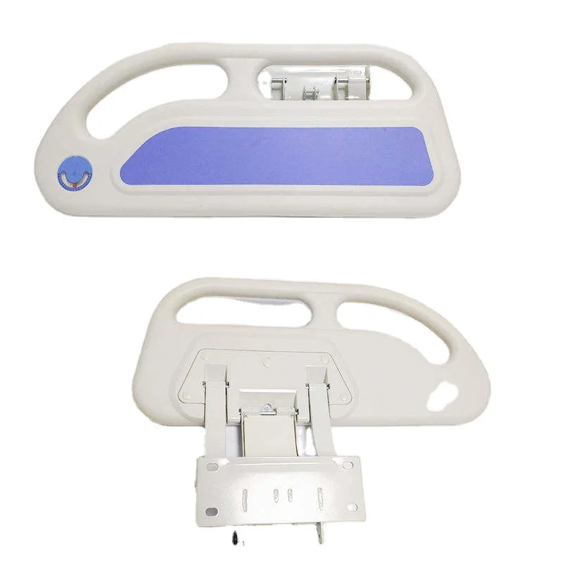 Emergency Icu Room Patient Bed Hospital Bed Accessory Castor Handrail Hospital Bed Accessory ABS Plastic Side Rail For Sale