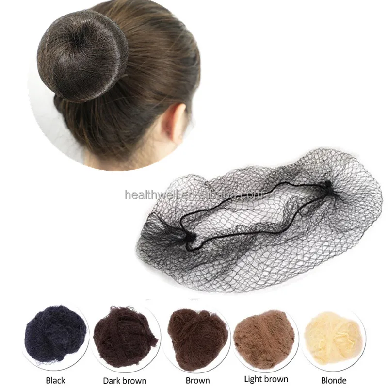 Food Processing Disposable Invisible Hair Net Hairnets Mesh Nylon Hairnets