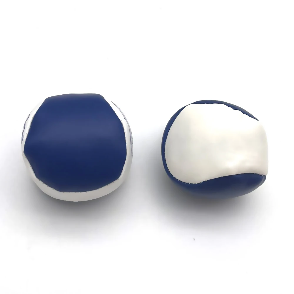 hot selling high quality cheap price two panel pvc hacky sack kick bean ball for promotion