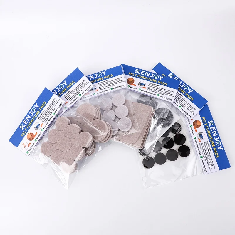 Mute Non-slip Self Adhesive DIY Furniture Accessories Felt Chair Leg Pads Thick Floor Scratch Protector Mat