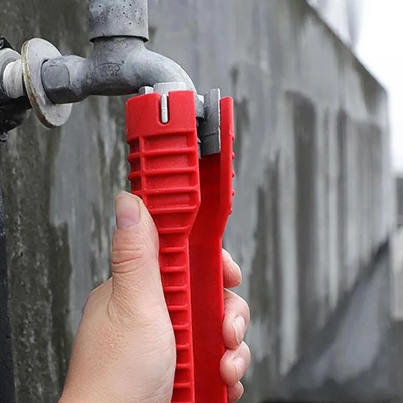 8 In 1 Flume Wrenches Tools Sets Plumbing Tools Anti-slip Kitchen Repair Plumbing Tools Sink Faucet Key Plumbing Pipe Wrench