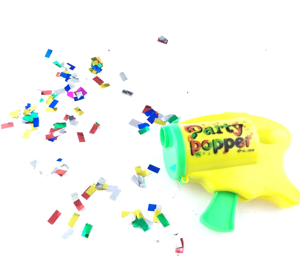 Party Popper gun  party popper New Holi Powder Color Run Holi Pigmentgulal Powder Shooter Smoke Confetti For Celebration Sport
