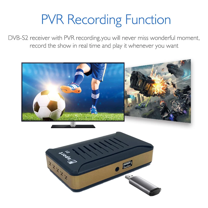 Цифровой мини спутниковый ТВ-ресивер Dsport iks декодер DVB S2 Full HD 1080P
