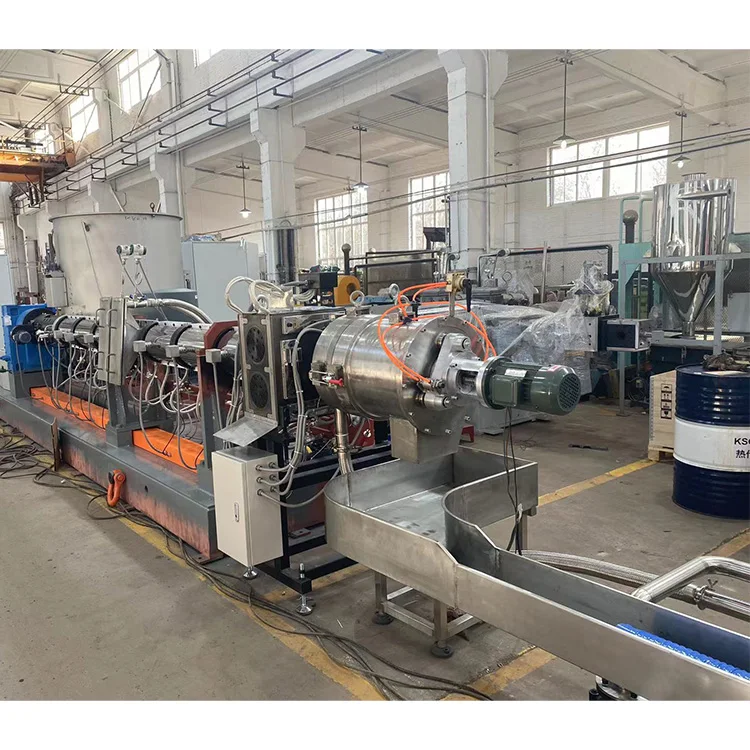 Efficient Double Screw Extruder Equipment Pvc Plastic Extruders BOPP Production Machine Line