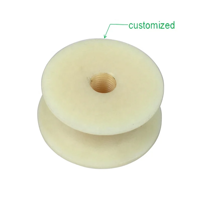 cnc Custom wear-resisting The food industry nylon plastic wheel Nylon pulley
