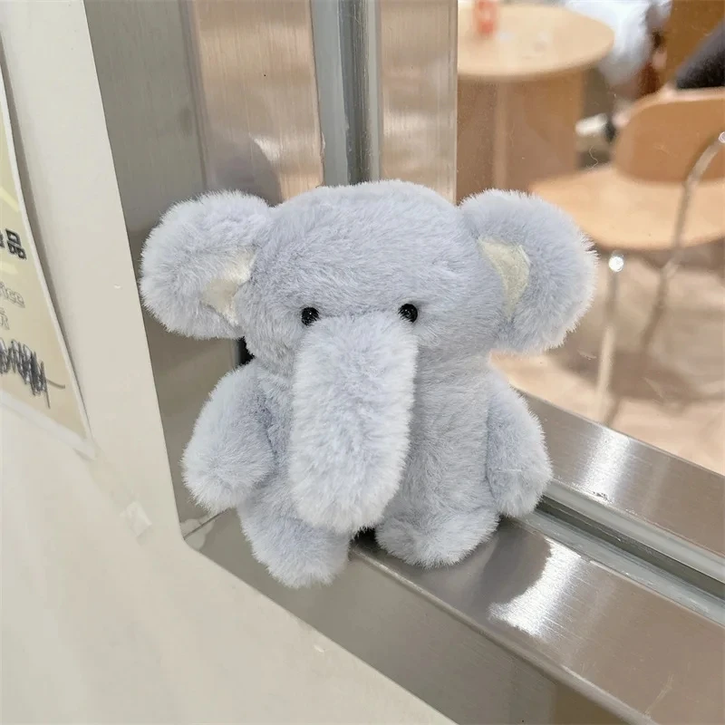 Custom Luxury Designer Cartoon Elephant Plush Earphone Case Plush Toy For AirPods Pro Soft Silicone Case Wireless Earphone Case
