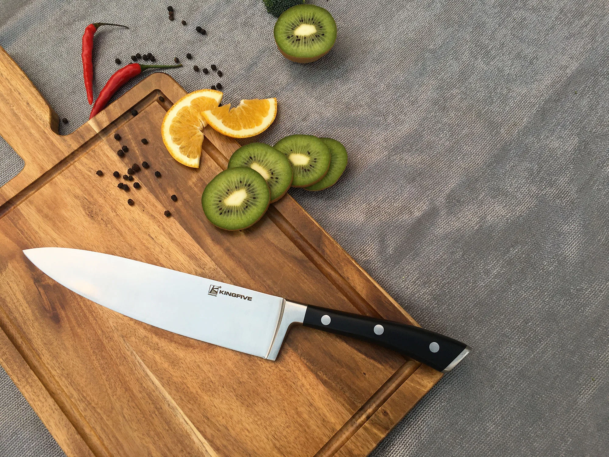 Best seller from kingfive professional kitchen knife set chef knife