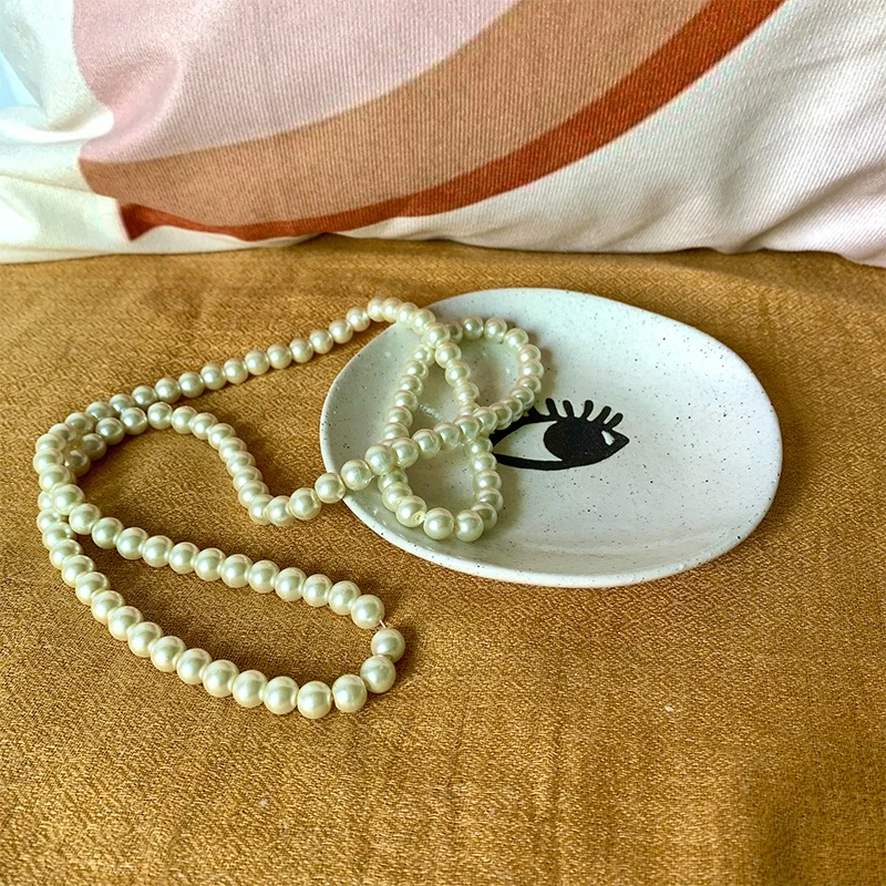 Ceramic Decoration Customized Round Plates Disc Kitchen Fruit Plate Dessert Plate Jewelry disc