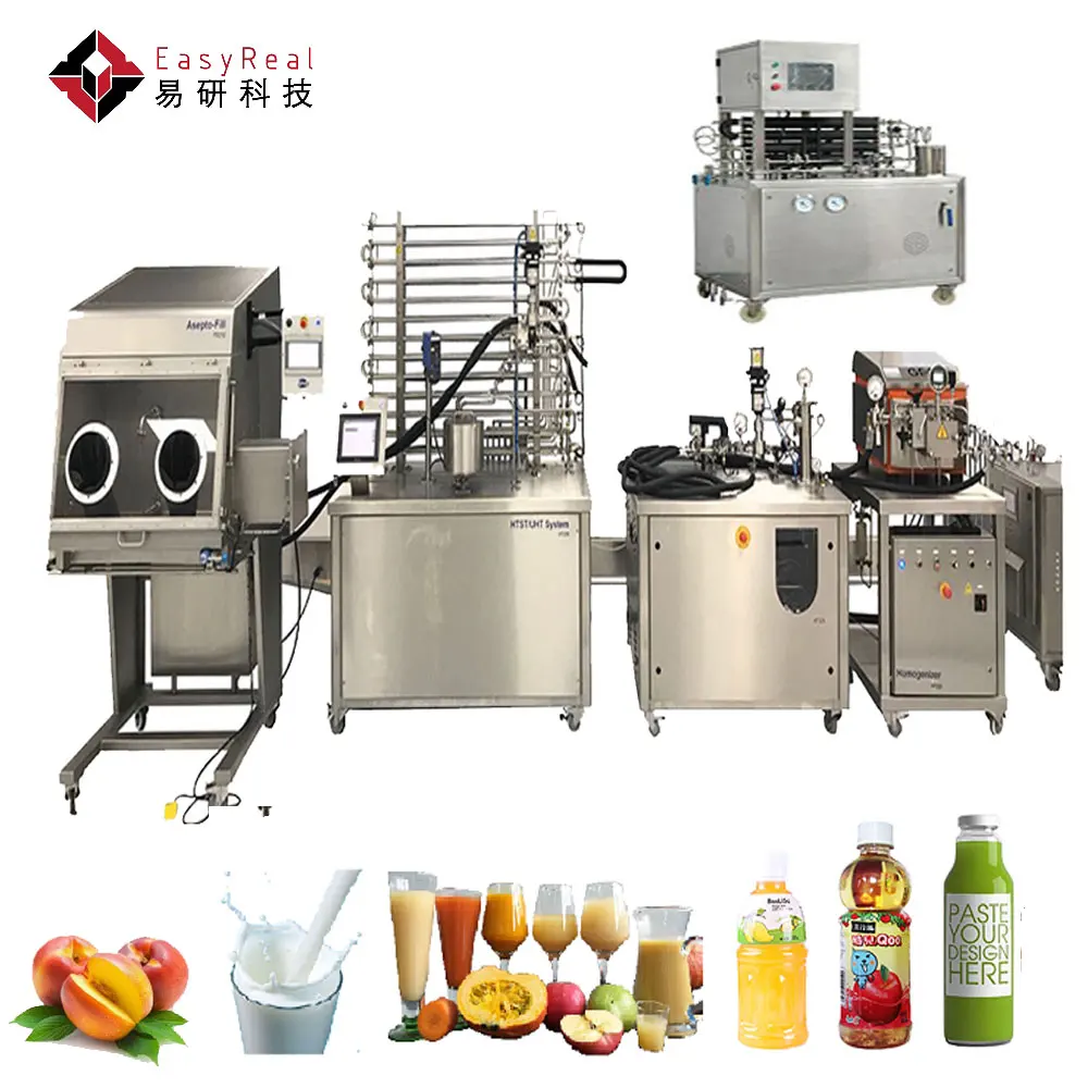 Университет использует небольшой мини лабораторный стерилизатор весов UHT завод по переработке молока и соков для лаборатории