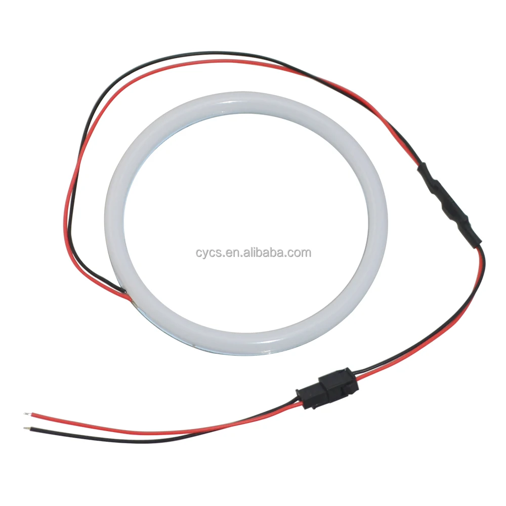 120mm 72led SMD cotton light LED angel eyes white Car accessories Cotton LED halo ring Car Angel Eyes Ring light LED Halo Rings