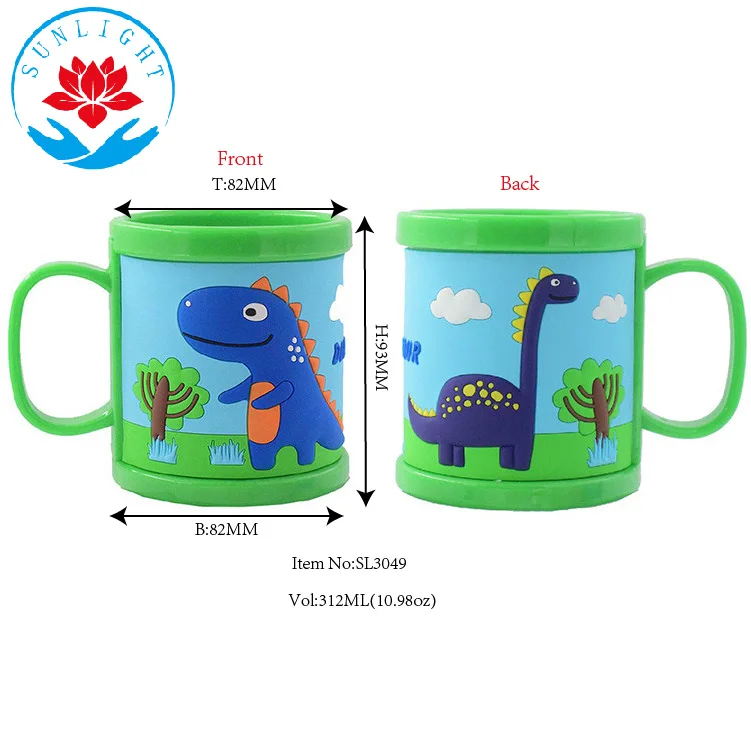 Factory Price 3D embossed soft pvc silicone abs mug cup Souvenir 3d mug name soft pvc kids personalized cartoon mugs