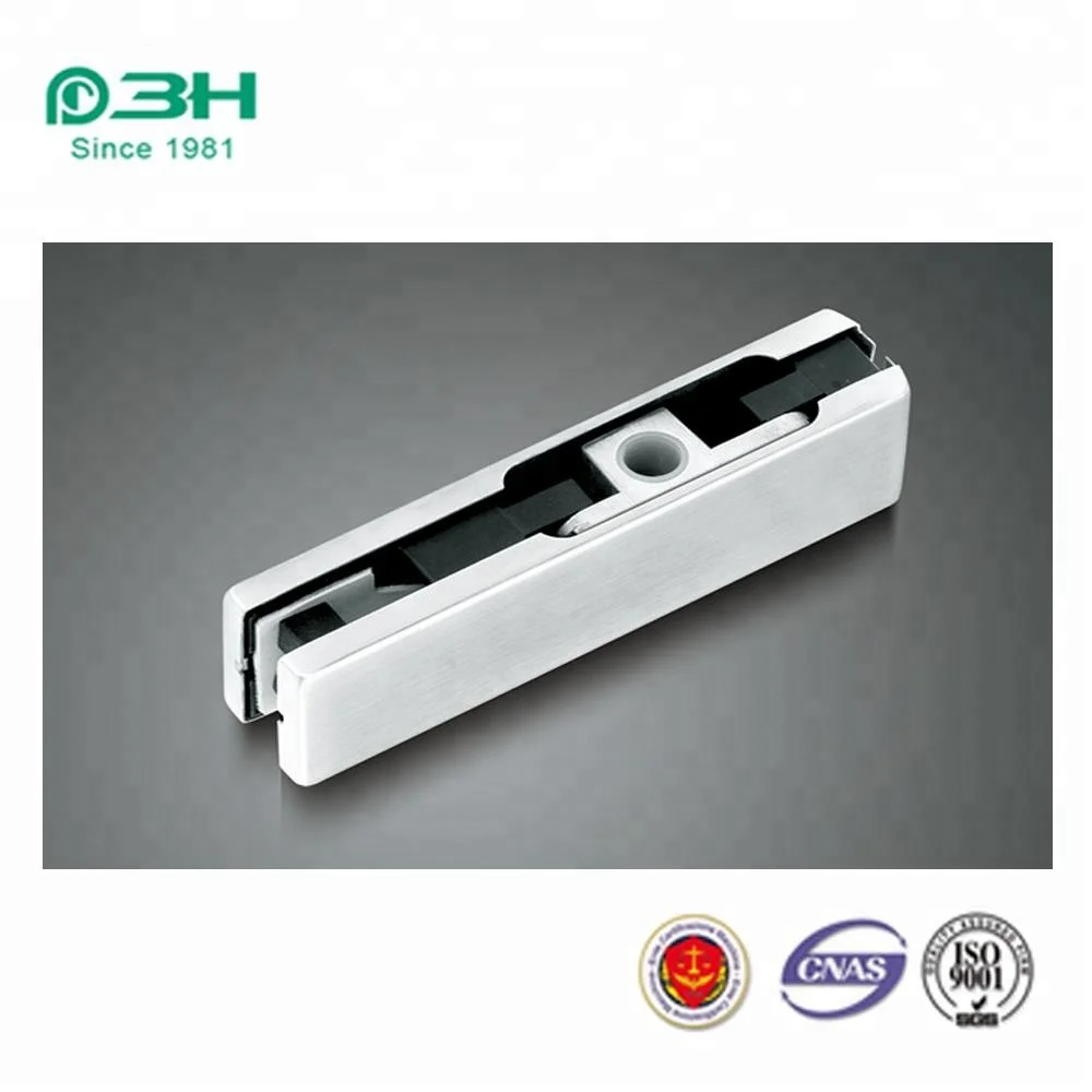 3H Factory Hot Sale High Qluality Stainless Steel 304 Glass Door Upper Patch Fittings Hinge for Bathroom Office Building