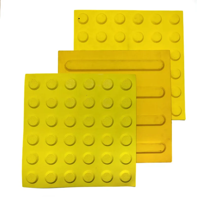 TPU Tactile Paving Outdoor Floor Tiles for Blind Tactile Tile