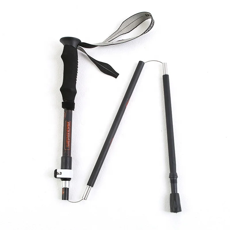 5 Section Lightweight Aluminum Trekking Ski Poles Portable Camping Travel Clambing Hiking Walking Sticks