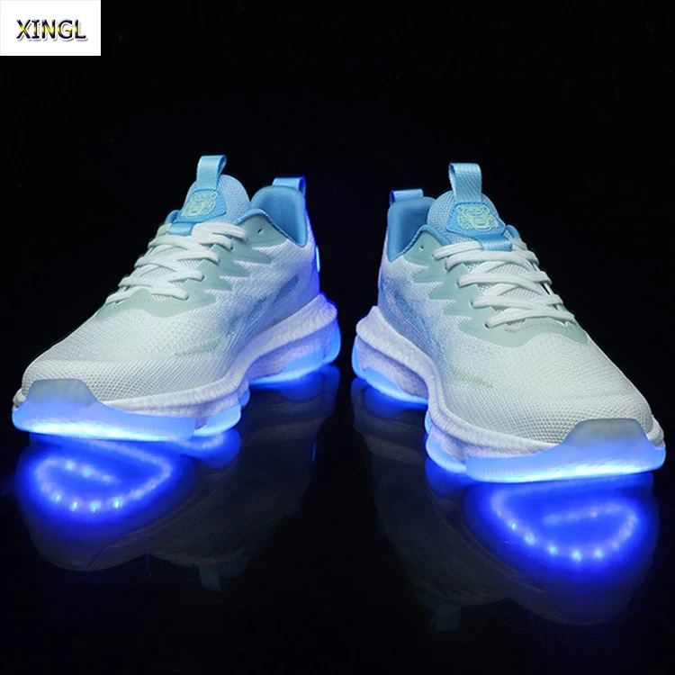 Retail Cross-border Good Quality Sports Shoes Special Designer Men Women Luminous Shoes Trendy Fitness Shoes