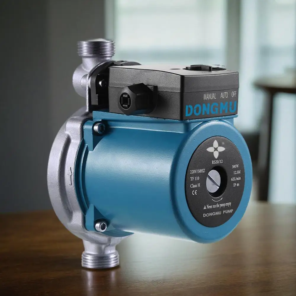 DONGMU RS20-12 Automatic stainless steels circulating pumps circulation water pump 125w stainless steels pump head