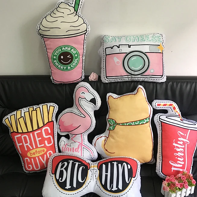 Design Toy Pillow Custom Soft Logo Pillow Manufacturers Wholesale Cute Animal Travel Pillow Cushion