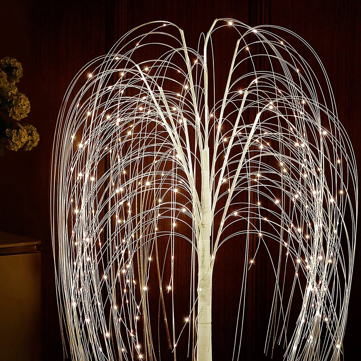 1.5m Fairy Christmas Willow Tree LED Motif Lights Warm White for indoor Outdoor Halloween Party Wedding Garden