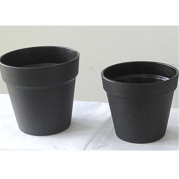 Muanufacturer Custom Wholesale 6 Inch Plastic Planters Plastic Flower Seedlings Nursery Pots with Drainage Hole