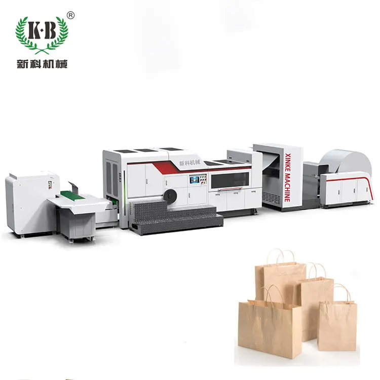 XINKE Professional Factory Oem Eco-friendly Craft High Speed Making Paper Bag Forming Machine