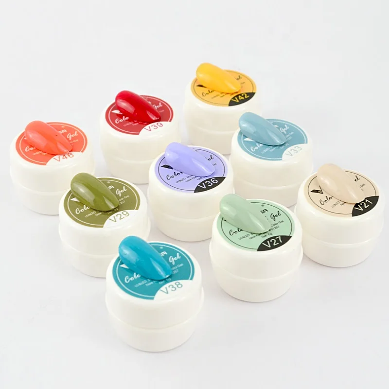 91257 оптовая продажа новая формула 5 г 30 цветов грязевой гель удаляемый замачиванием УФ-Гель-лак для дизайна ногтей Цветной Гель-лак для рисования