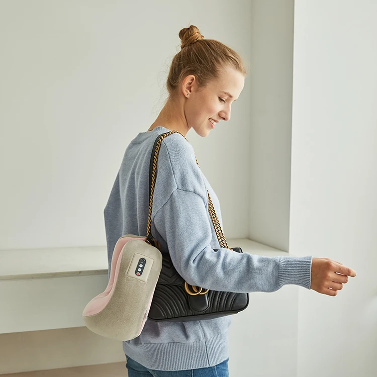 Factory Supplier U Shape Vibrating Electric Wireless Neck Massage Pillow