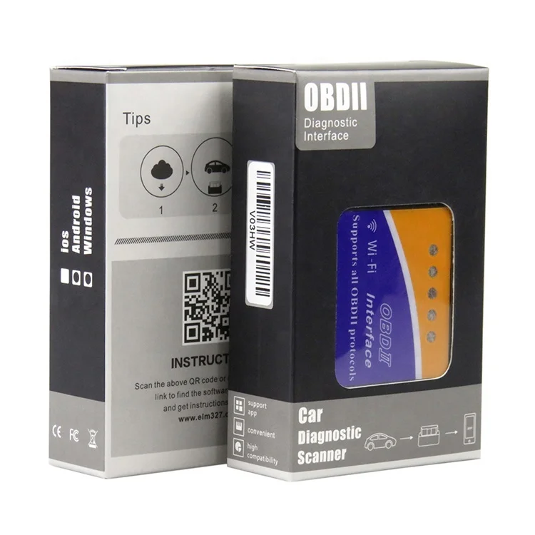 Диагностический сканер OBD2 elm 327 Wi-Fi для iPhone